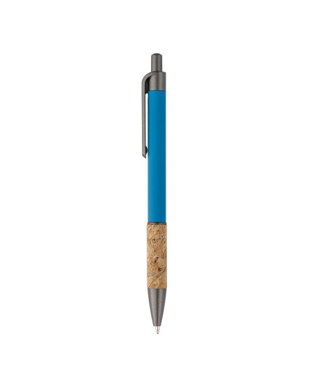 Stylo bille promotionnel en liège et aluminium "PATED" |SIP19