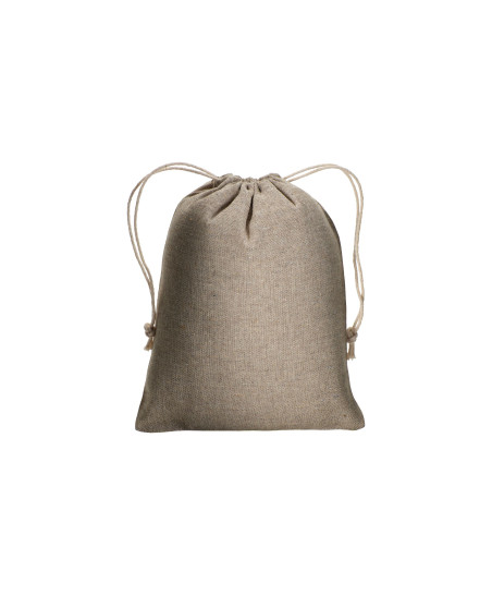 Pochon en coton recyclé promotionnel 150G "CAPOZ" 15x20cm | SIP19
