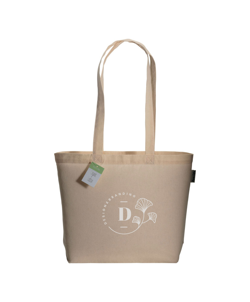 SAC PUBLICITAIRE EN COTON ORGANIQUE 120G "LAENE"