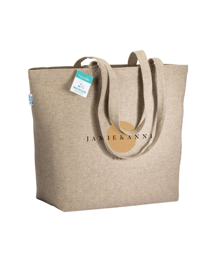 GRAND SAC PERSONNALISÉ EN COTON RECYCLÉ 280G "MOULB"