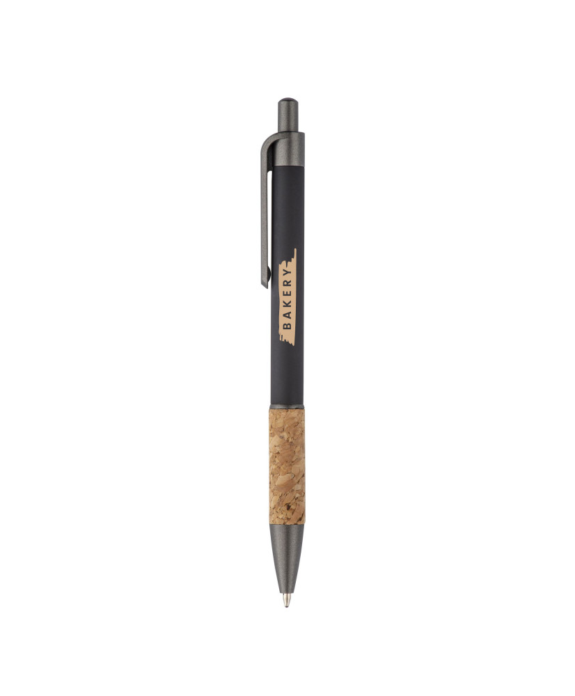 STYLO BILLE PROMOTIONNEL EN LIÈGE ET ALUMINIUM "PATED"