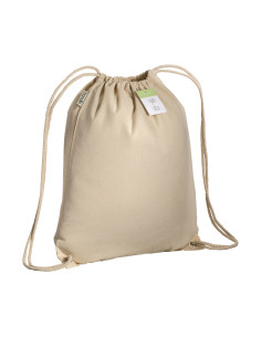Sac à dos personnalisé avec cordelettes en coton bio "YANKS" | SIP19