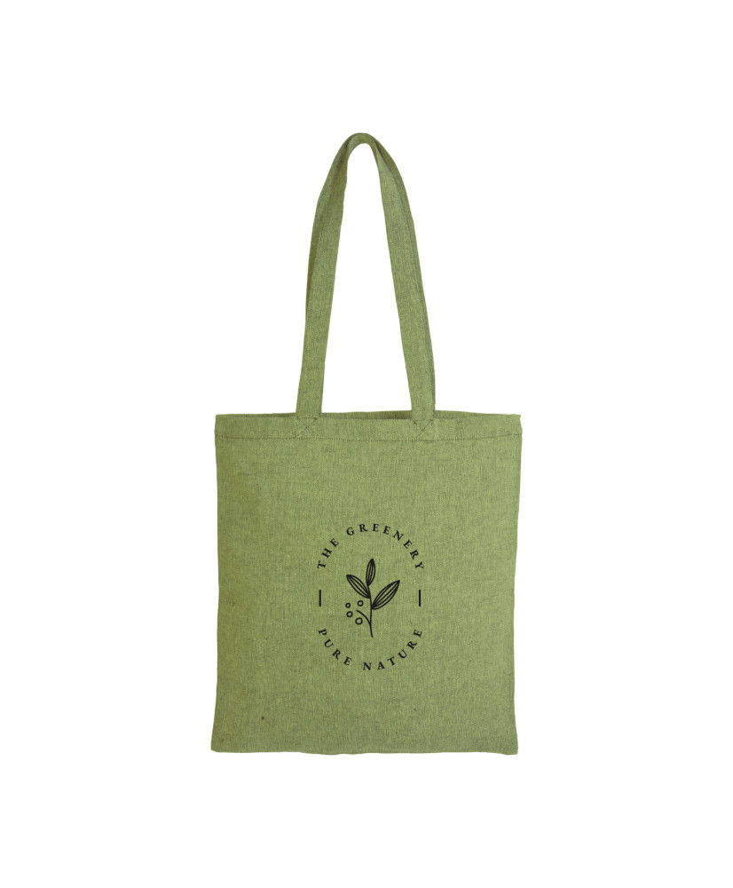 TOTE BAG À PERSONNALISER EN COTON RECYCLÉ 150G "SKIEU" 38x42cm