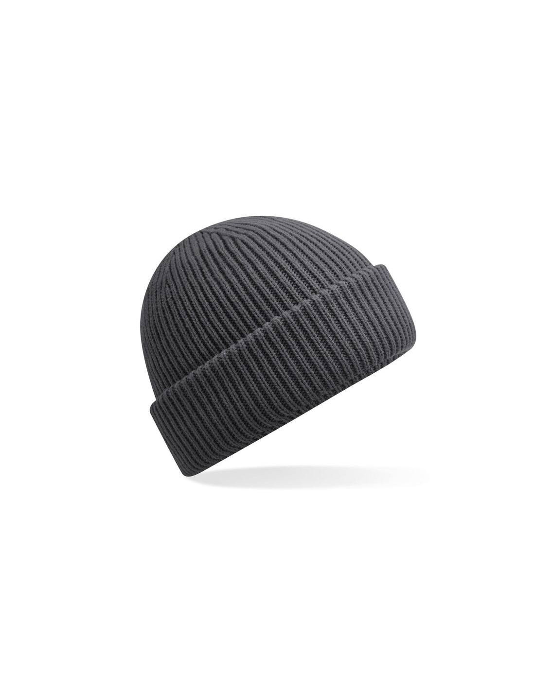 bonnet tricot à rabat personnalisé en RPET "BRILL" | SIP19