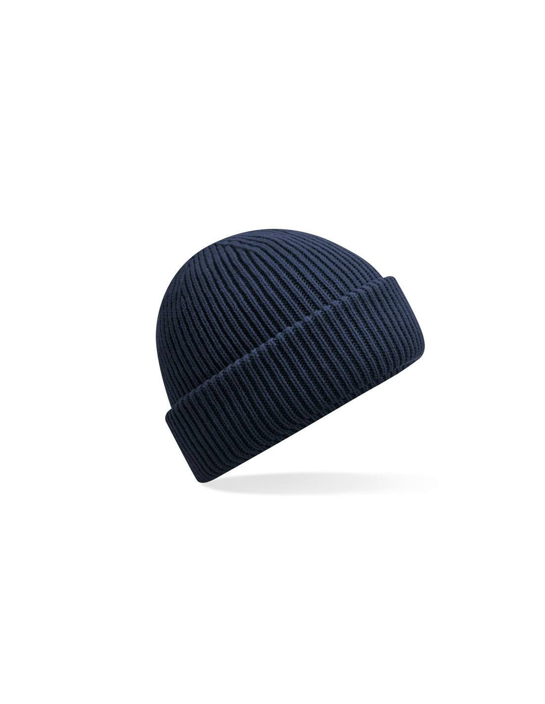 bonnet tricot à rabat personnalisé en RPET "BRILL" | SIP19