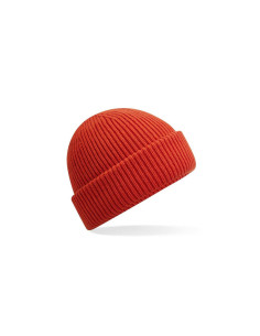 bonnet tricot à rabat personnalisé en RPET "BRILL" | SIP19