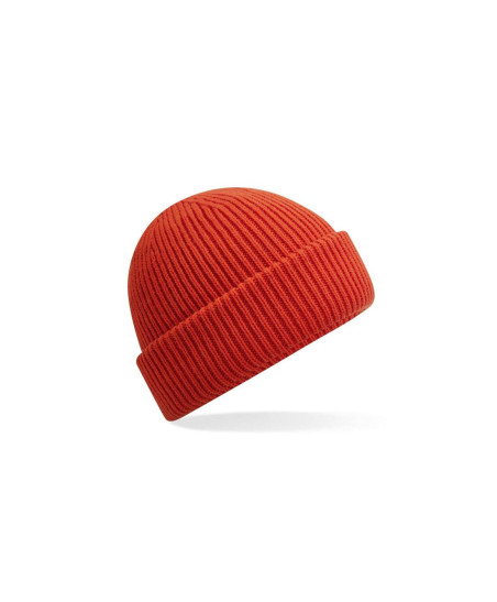 bonnet tricot à rabat personnalisé en RPET "BRILL" | SIP19