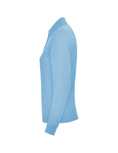 POLO M-LONGUES FEMME 220G "ESTRELLA" - Polos & Chemises - SIP19