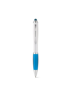 Stylo tactile publicitaire embase gomme assortie "OUEPY" | SIP19