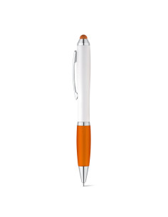 Stylo tactile publicitaire embase gomme assortie "OUEPY" | SIP19