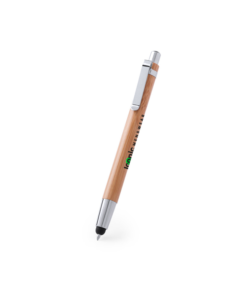 STYLO PUBLICITAIRE TACTILE EN BAMBOU "SIRIM"