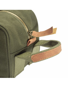 Trousse de toilette en Canvas recyclé personnalisable "ZERBI" | SIP19