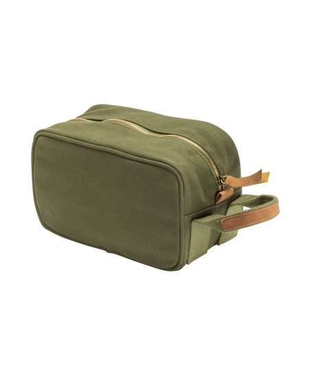 Trousse de toilette en Canvas recyclé personnalisable "ZERBI" | SIP19