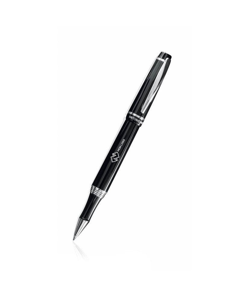 STYLO ROLLER PERSONNALISABLE AVEC ÉTUI ANTONIO MIRO "HELOX"