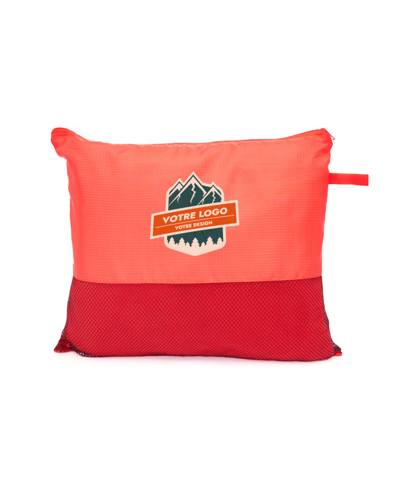 PLAID POLAIRE À PERSONNALISER AVEC HOUSSE DE RANGEMENT 200G "BERING"