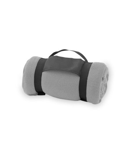Plaid en polaire personnalisé avec poignée "MONTAIN" 200G | SIP19