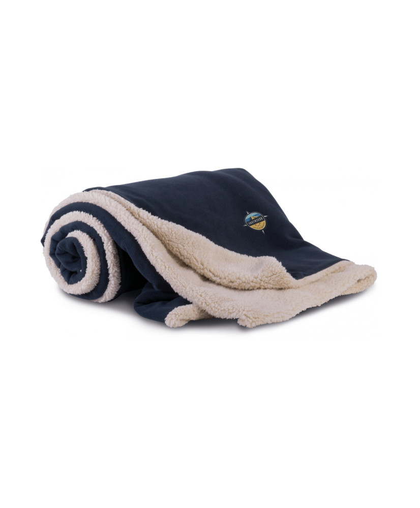 PLAID  POLAIRE ET SHERPA PERSONNALISÉ 180G "TIBET"