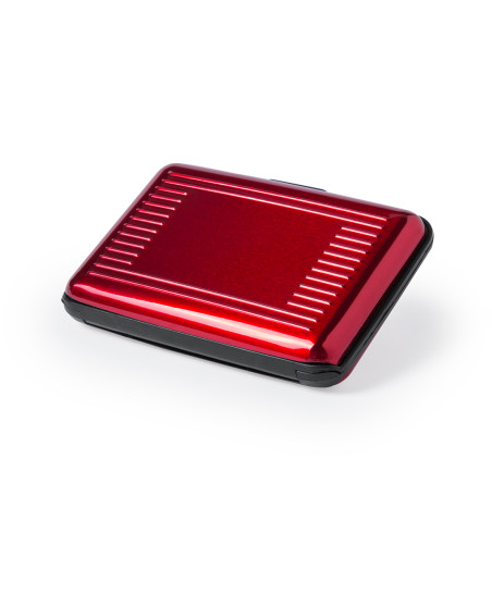 Porte-cartes RFID en aluminium personnalisable "RAINOL" | SIP19