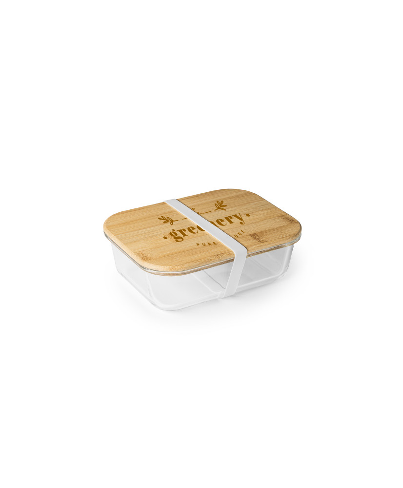 Lunchbox à personnaliser en verre et bambou
