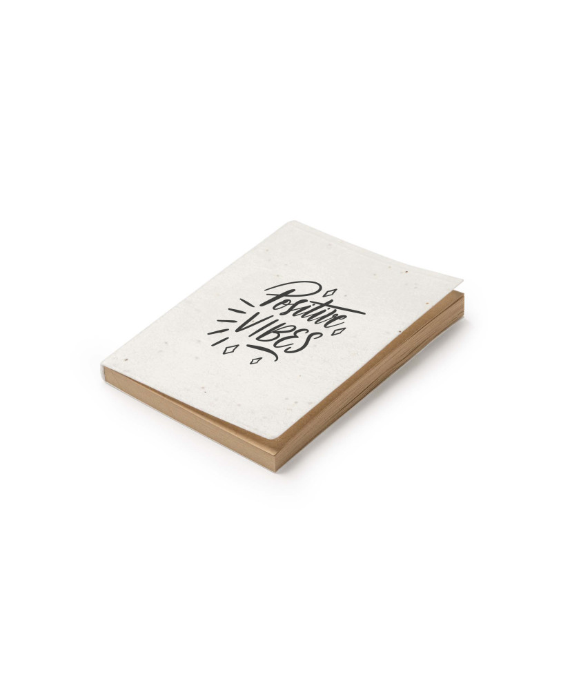 BLOC-NOTES BIODÉGRADABLE PERSONNALISABLE AVEC GRAINES "GARO"