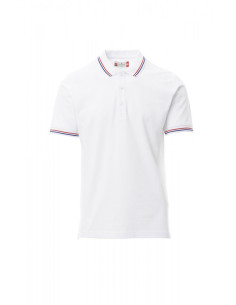 Polo unisexe personnalisé coton et drapeau tricolore "FRANCE" | SIP19