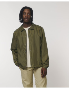 Veste coach unisexe personnalisée en RPET 75g "COACHER" | SIP19