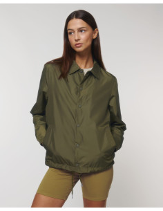 Veste coach unisexe personnalisée en RPET 75g "COACHER" | SIP19