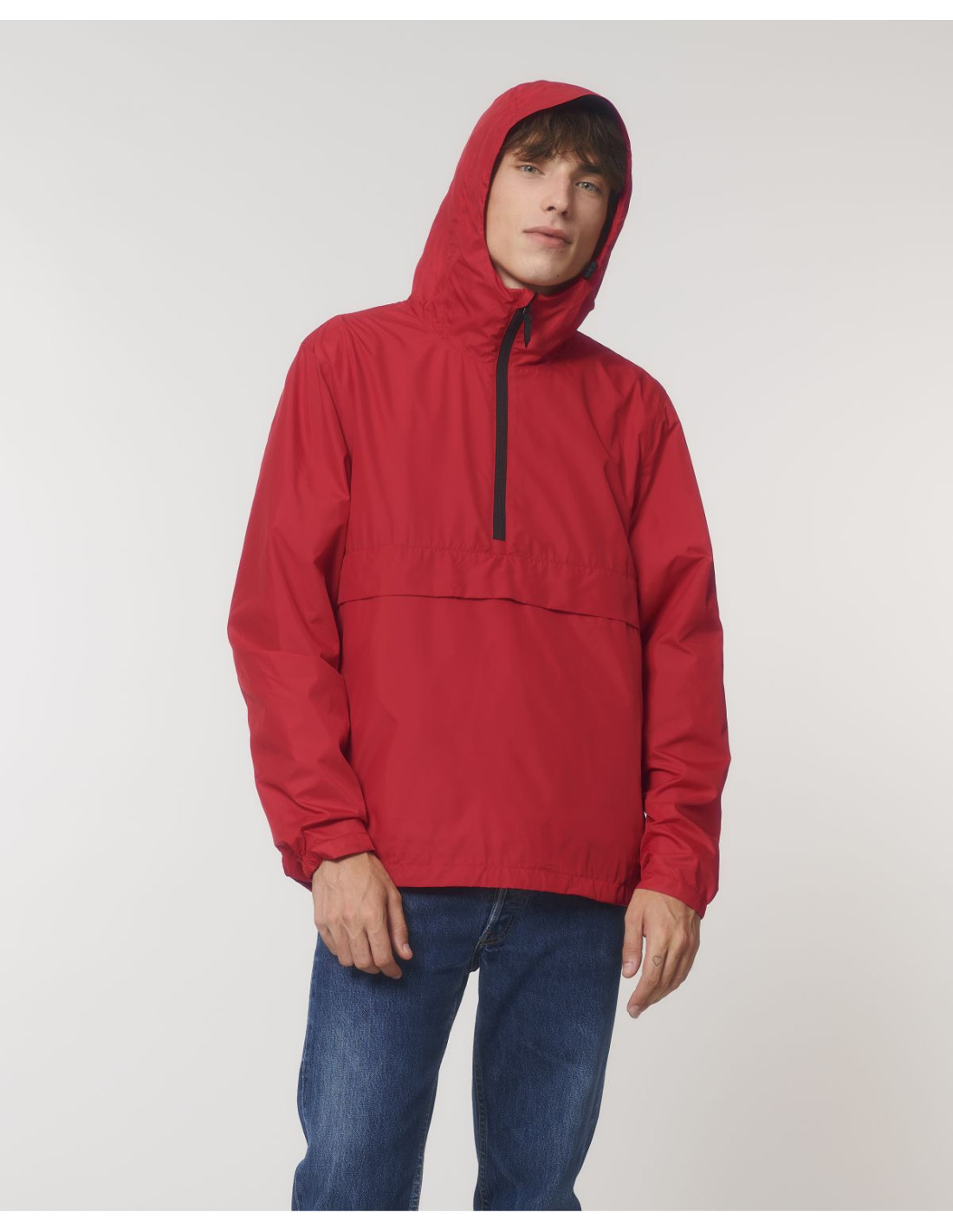 Veste 1/4 de zip unisexe personnalisable en RPET 75g "SPEEDER" | SIP19