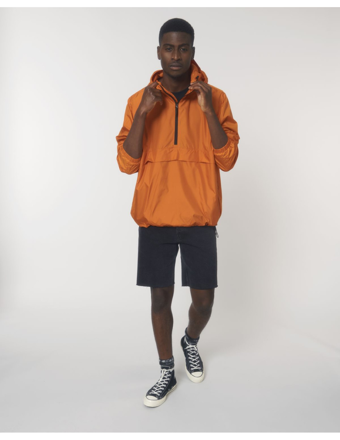 Veste 1/4 de zip unisexe personnalisable en RPET 75g "SPEEDER" | SIP19