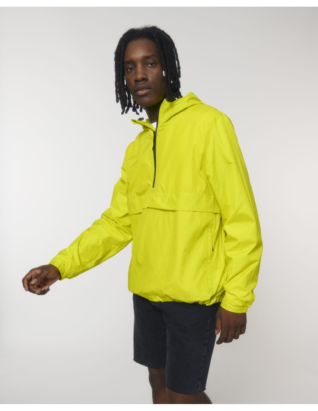Veste 1/4 de zip unisexe personnalisable en RPET 75g "SPEEDER" | SIP19