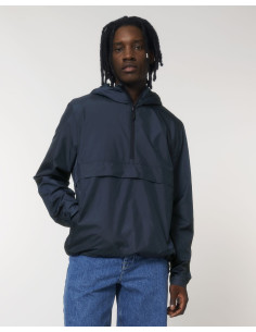 Veste 1/4 de zip unisexe personnalisable en RPET 75g "SPEEDER" | SIP19