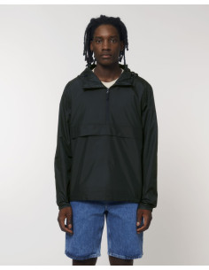 Veste 1/4 de zip unisexe personnalisable en RPET 75g "SPEEDER" | SIP19