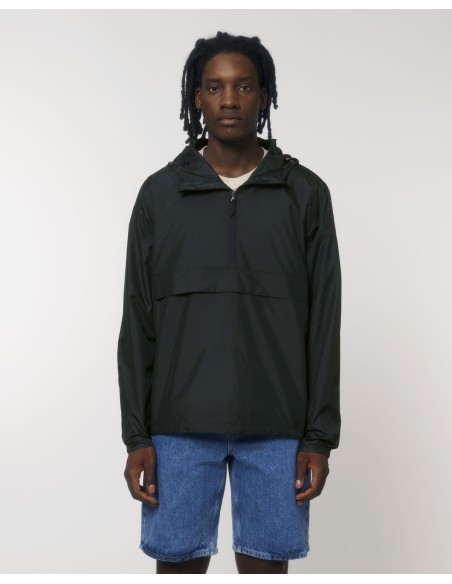 Veste 1/4 de zip unisexe personnalisable en RPET 75g "SPEEDER" | SIP19