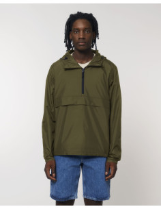 Veste 1/4 de zip unisexe personnalisable en RPET 75g "SPEEDER" | SIP19