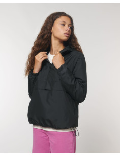 Veste 1/4 de zip unisexe personnalisable en RPET 75g "SPEEDER" | SIP19