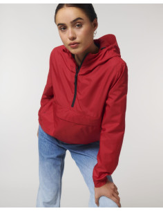Veste 1/4 de zip unisexe personnalisable en RPET 75g "SPEEDER" | SIP19