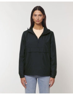 Veste 1/4 de zip unisexe personnalisable en RPET 75g "SPEEDER" | SIP19