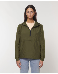 Veste 1/4 de zip unisexe personnalisable en RPET 75g "SPEEDER" | SIP19