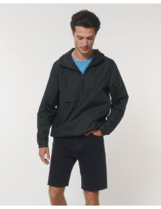 Veste 1/4 de zip unisexe personnalisable en RPET 75g "SPEEDER" | SIP19