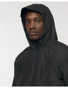 Veste 1/4 de zip unisexe personnalisable en RPET 75g "SPEEDER" | SIP19