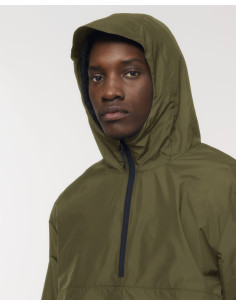 Veste 1/4 de zip unisexe personnalisable en RPET 75g "SPEEDER" | SIP19