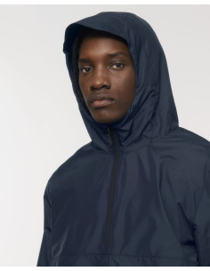 Veste 1/4 de zip unisexe personnalisable en RPET 75g "SPEEDER" | SIP19