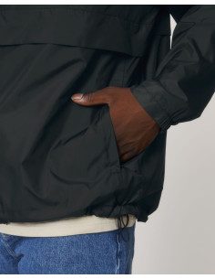 Veste 1/4 de zip unisexe personnalisable en RPET 75g "SPEEDER" | SIP19