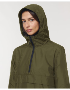 Veste 1/4 de zip unisexe personnalisable en RPET 75g "SPEEDER" | SIP19