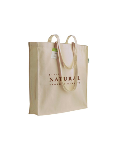 TOTE BAG PUBLICITAIRE EN COTON BIO 150G "ESREZ" 38x42x8cm