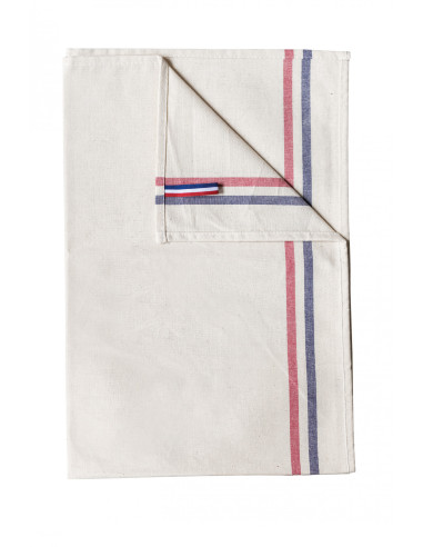 TORCHON PERSONNALISÉ EN COTON BIO MADE IN FRANCE "MARINE"