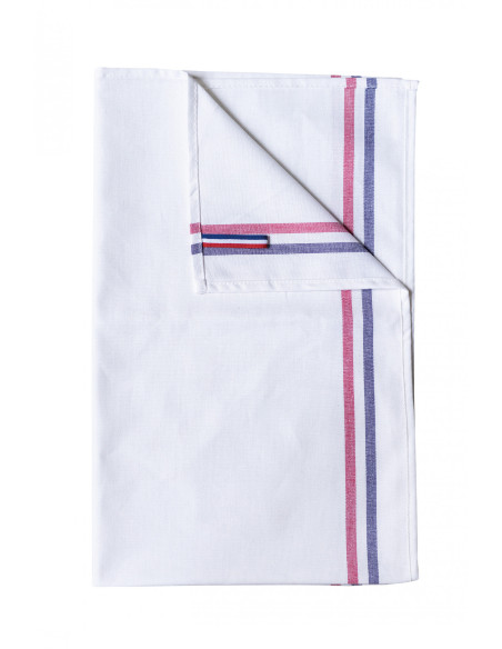 Torchon personnalisé made in France en coton bio "MARINE" | SIP19