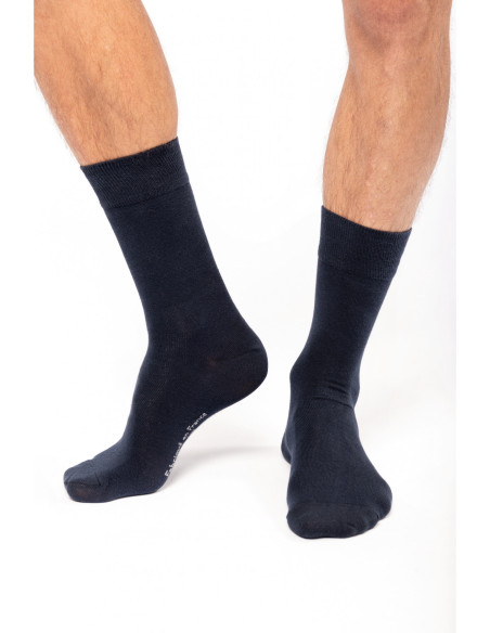 Chaussettes personnalisées made in france coton bio "LAURENT" | SIP19