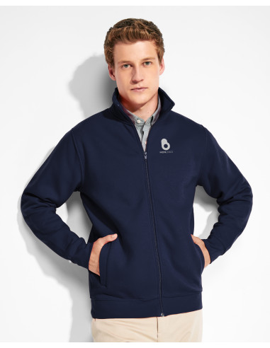 SWEAT UNISEXE ZIPPÉ PERSONNALISÉ EN POLYCOTON 280G "ULAN"