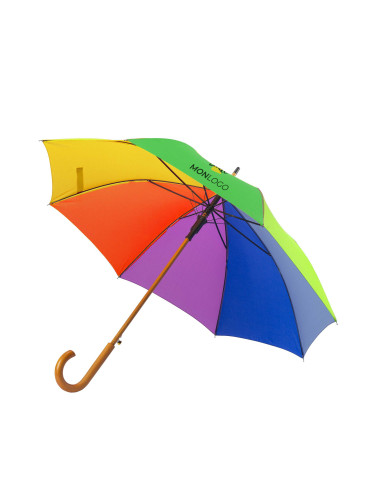 PARAPLUIE PERSONNALISÉ ARC-EN-CIEL "PINGA" Ø105cm